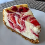 Easy Cheesecake Recipe Strawberry Marble No Fuss Slice 1762482255.573346
