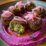 Falafel Recipe Beet Hummus Drizzle And Pickled Onions 8 Falafel Recipe Beet Hummus Drizzle And Pickled Onions 1762471099.1742995