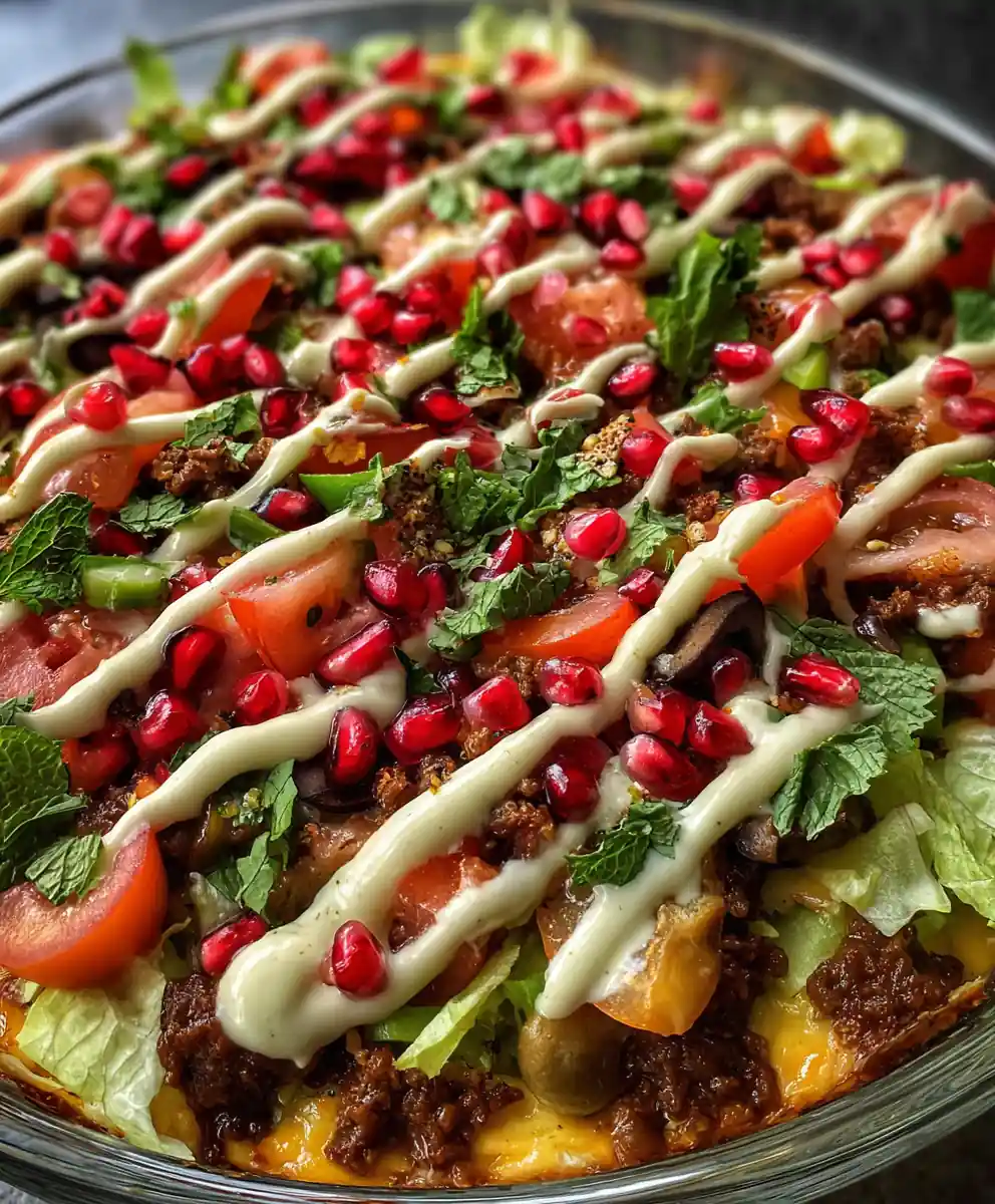 layered taco dip recipe