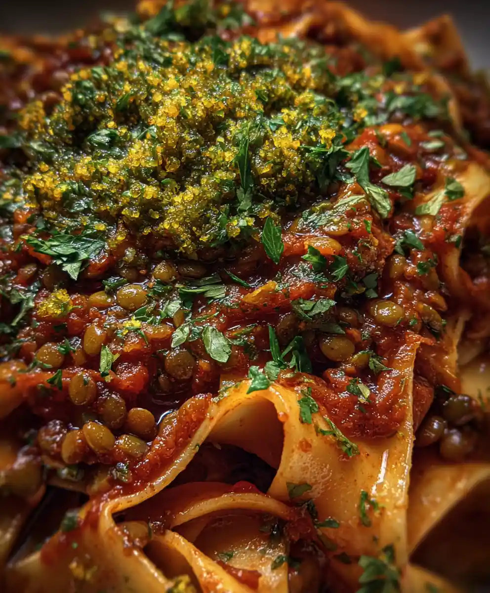 lentil bolognese recipe