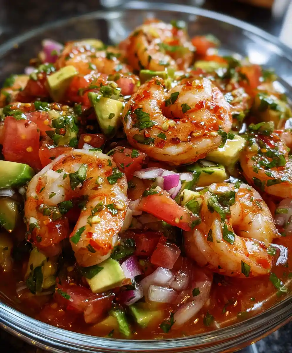 mexican shrimp cocktail recipe Clamato Free Tomato Lime Glass