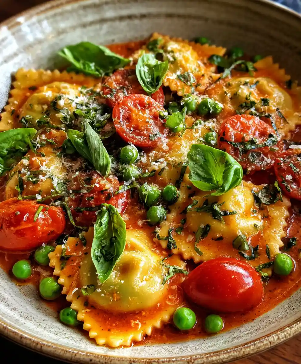 Ravioli Recipe Tomato Basil Butter With Pea Pearls 7 ravioli recipe Tomato Basil Butter With Pea Pearls