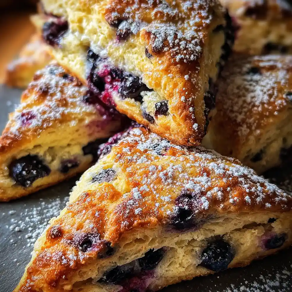Scone Recipe Lemon Blueberry Studded Triangles 1762476533.0425472
