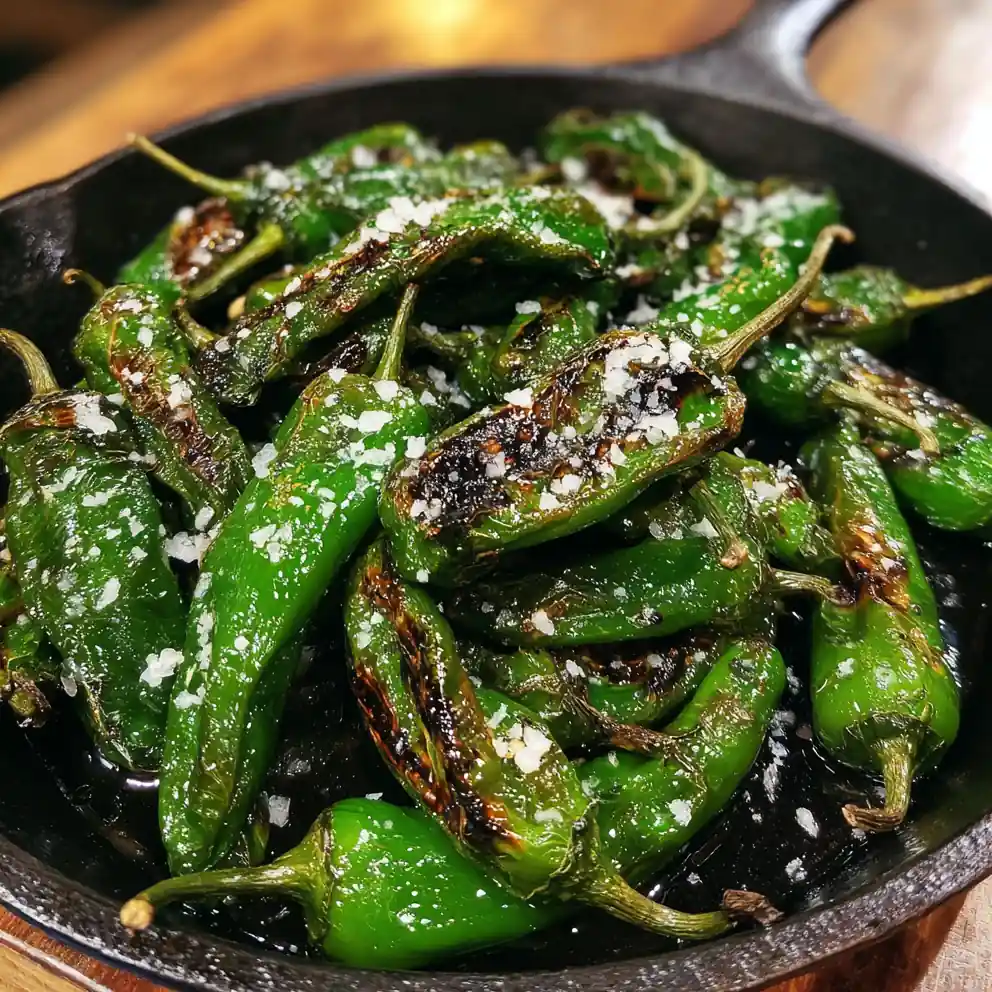 Shishito Pepper Recipe Charred Lime Salt Skillet 1762501196.8316238