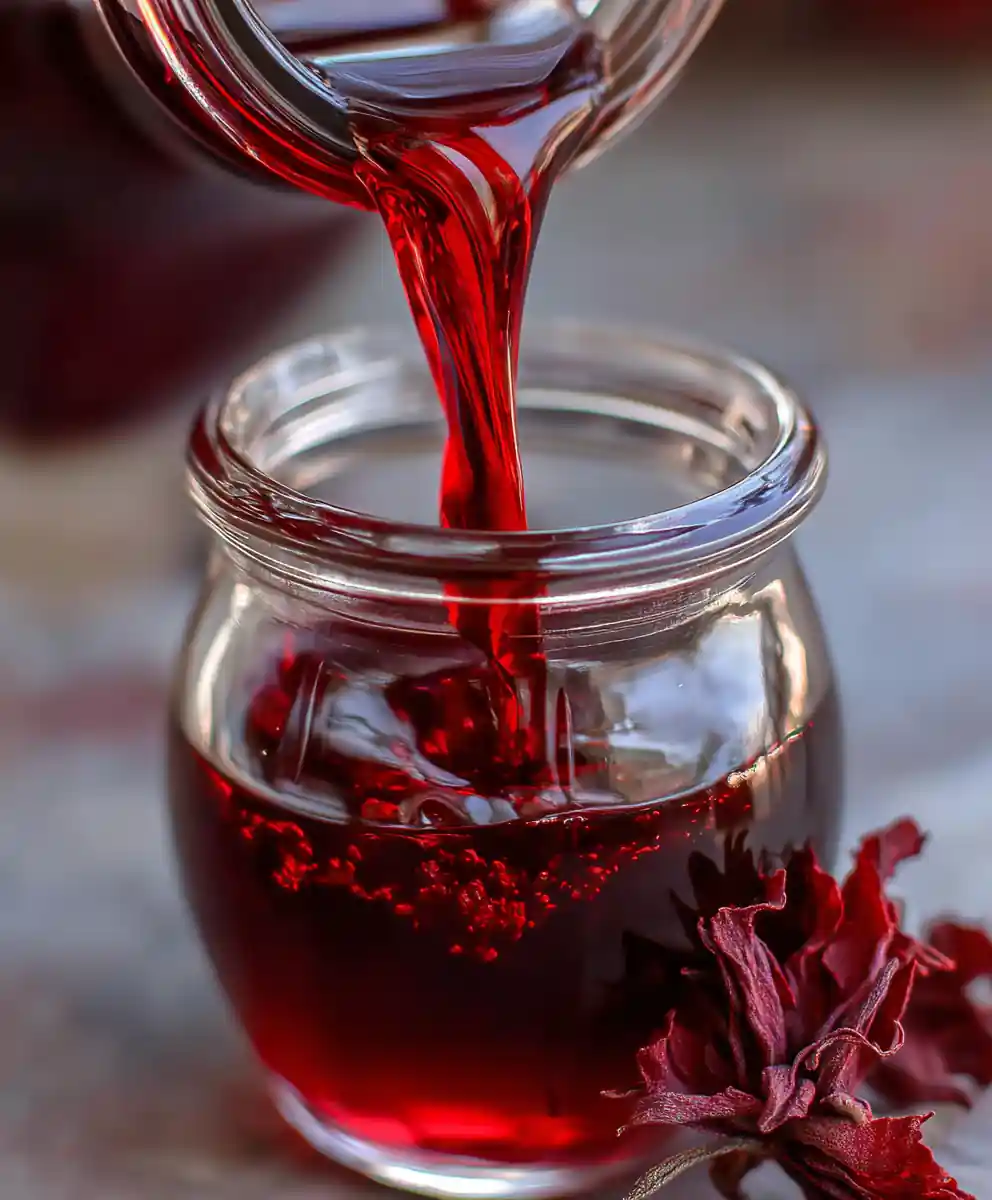 simple syrup recipe Hibiscus Ruby Infusion