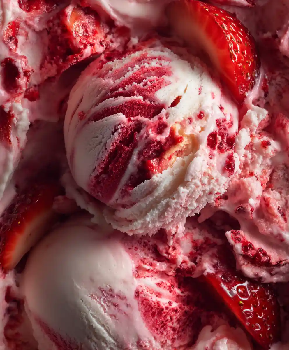 strawberry ice cream recipe Roasted Berry Ripple