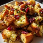Stuffing Recipe Golden Herb Cube Bake With Cranberry Jewels 1762417500.9451234