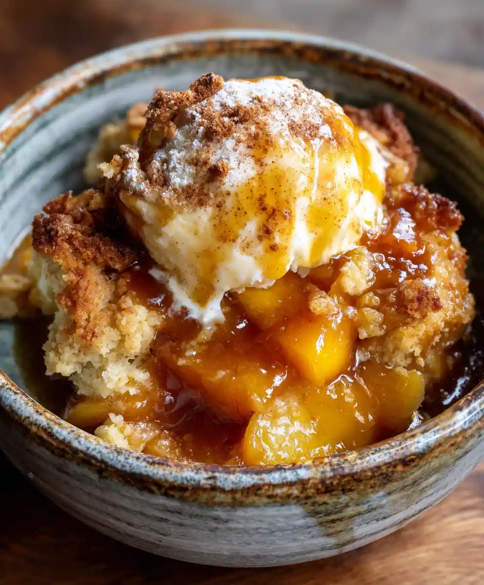 peach cobbler recipe with frozen peaches