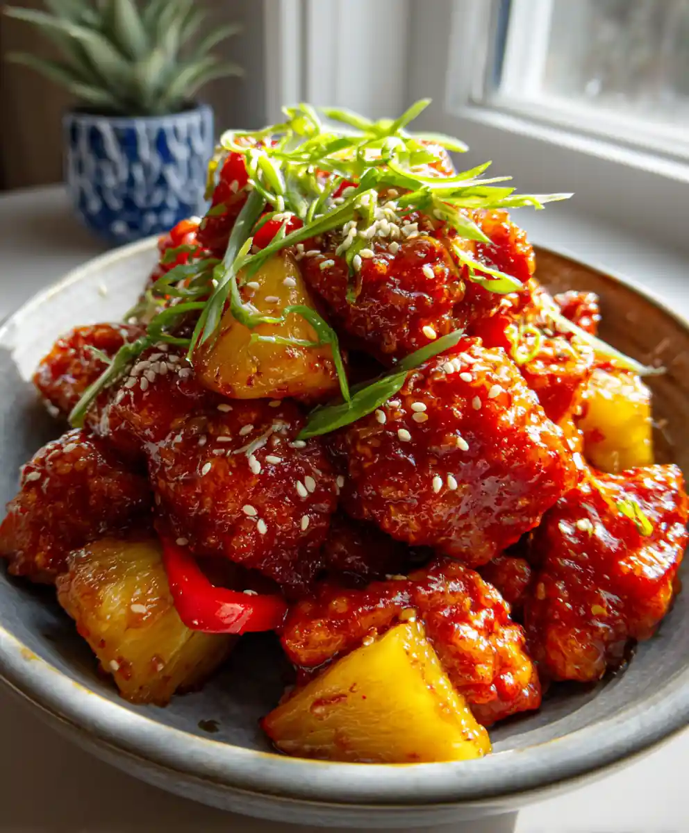 sweet and sour chicken recipe with pineapple