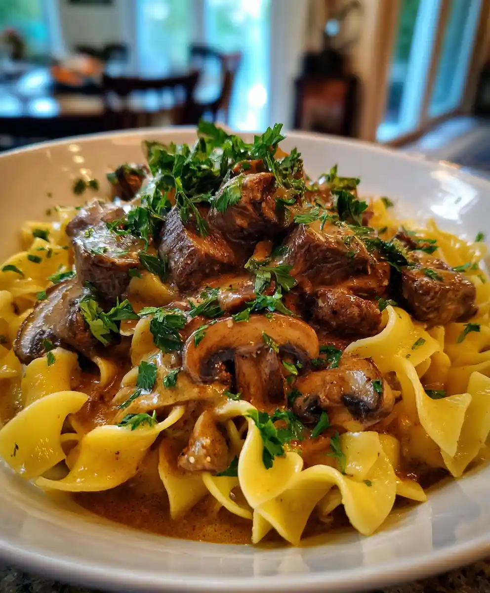 traditional beef stroganoff recipe