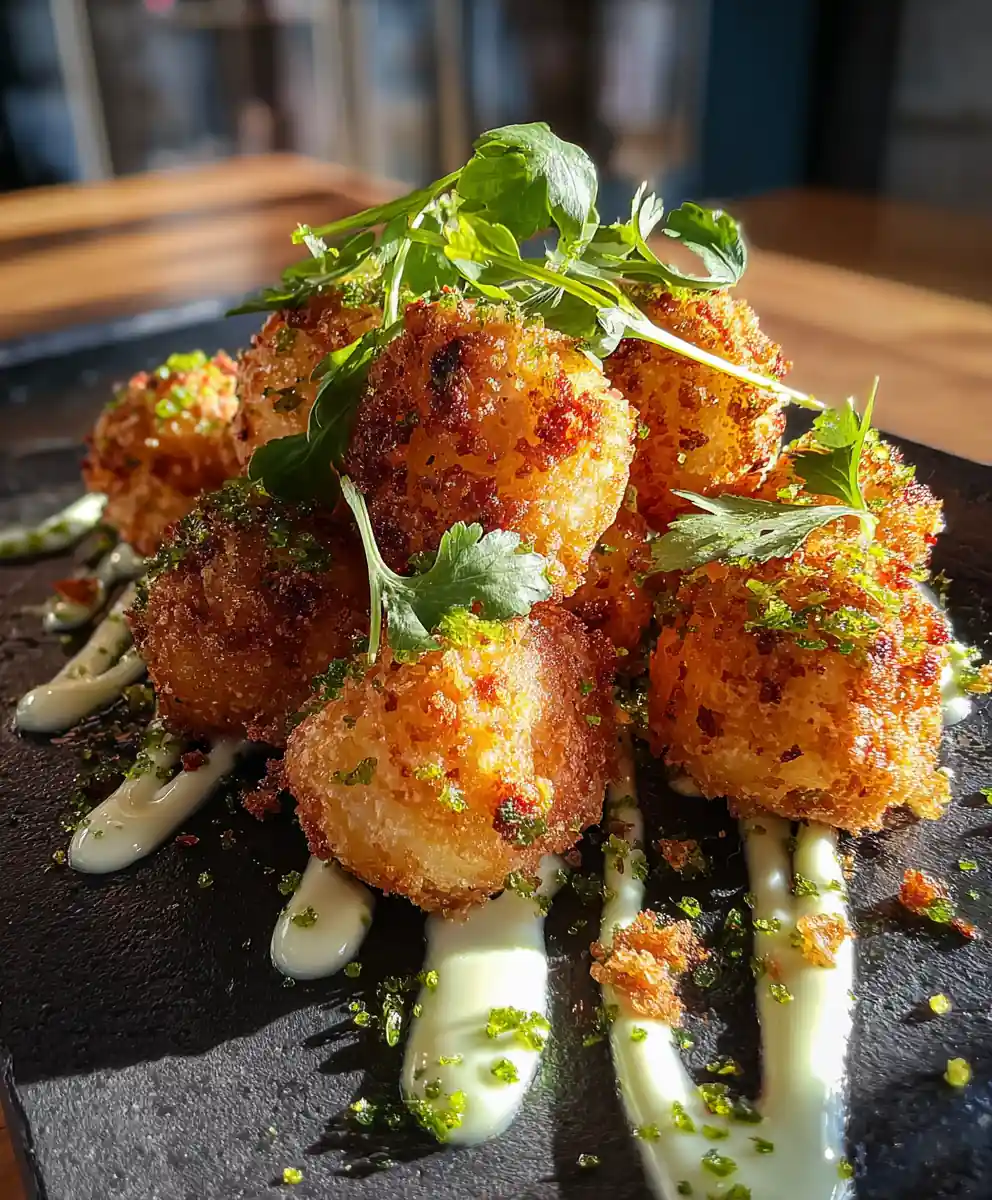 Air Fryer Mini Blooming Onions with Lime Infused Yogurt Drizzle