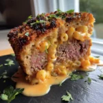 Baked Mac And Cheese Meatloaf With Garlic Herb Crumb Topping 1767844385.5359771