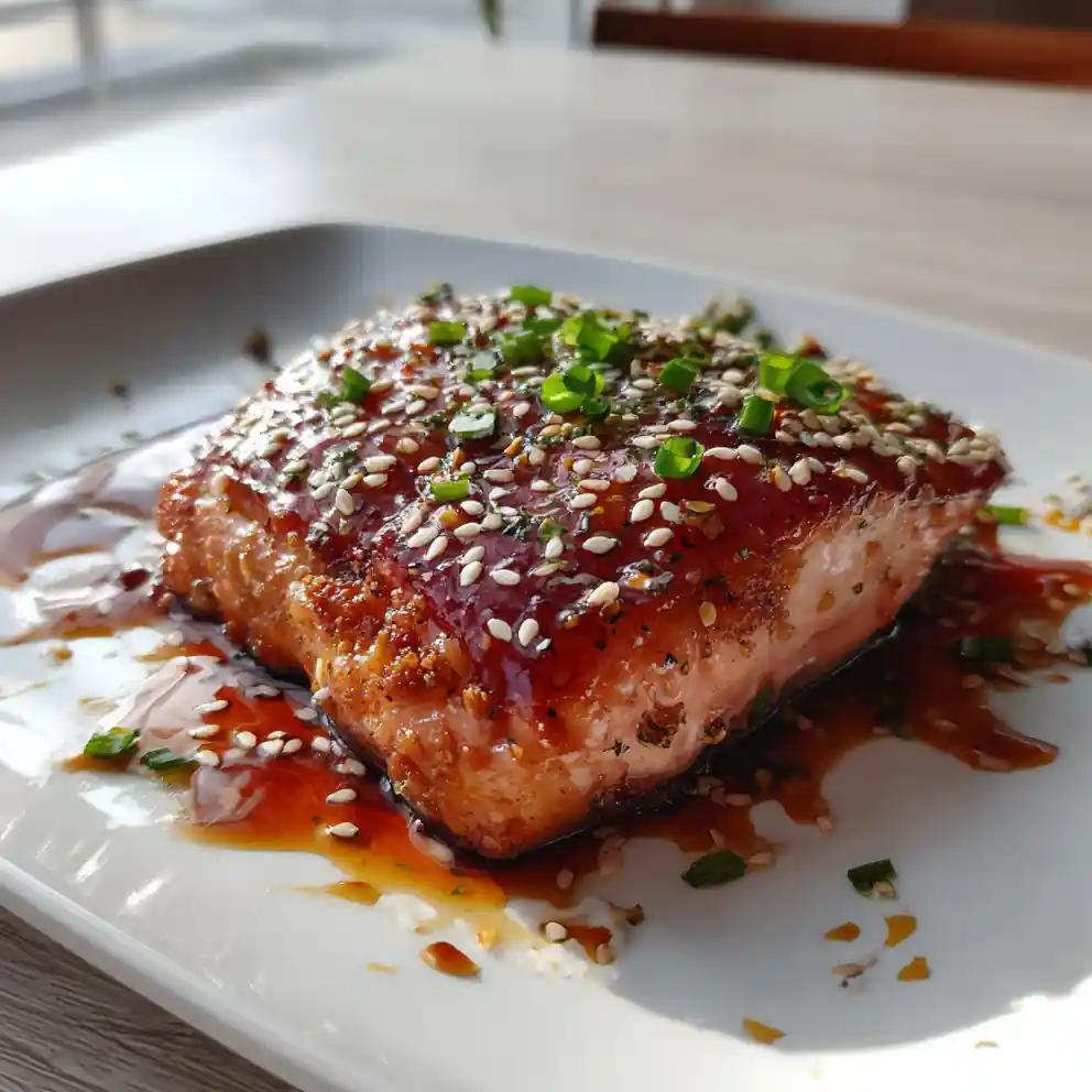 Baked Teriyaki Salmon With Yuzu Honey Glaze And Sesame Panko Crust 6 Baked Teriyaki Salmon with Yuzu Honey Glaze and Sesame Panko Crust
