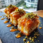 Baklava Style Cheesecake Phyllo Cookies With Pistachio Rose Swirl Honey Orange Drizzle 1767812624.0709925