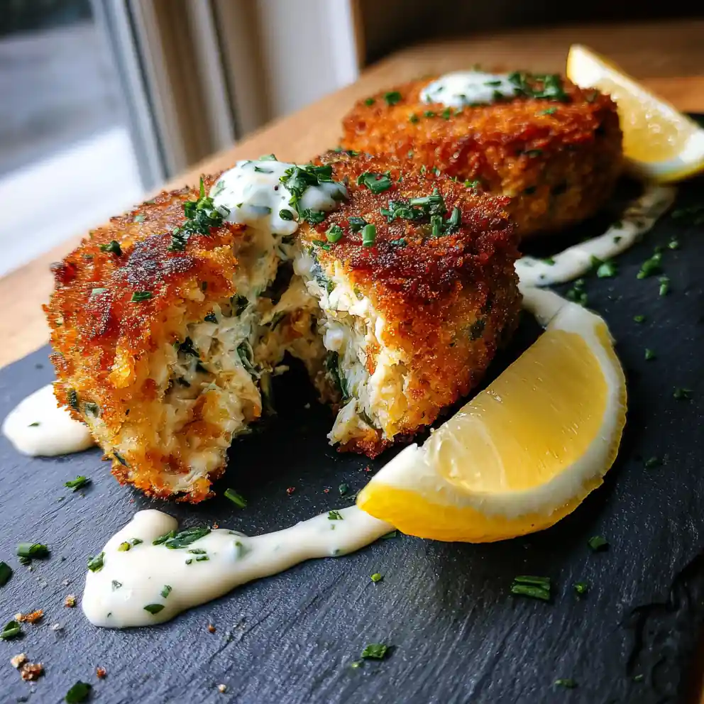 Baltimore Crab Cakes With Lime Herb Cream Cheese Center 4 Baltimore Crab Cakes With Lime Herb Cream Cheese Center 1767839035.1373055