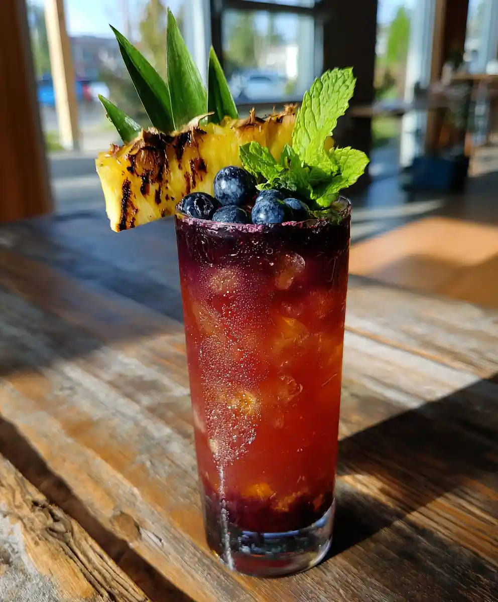 Blueberry Pineapple Agave Sour