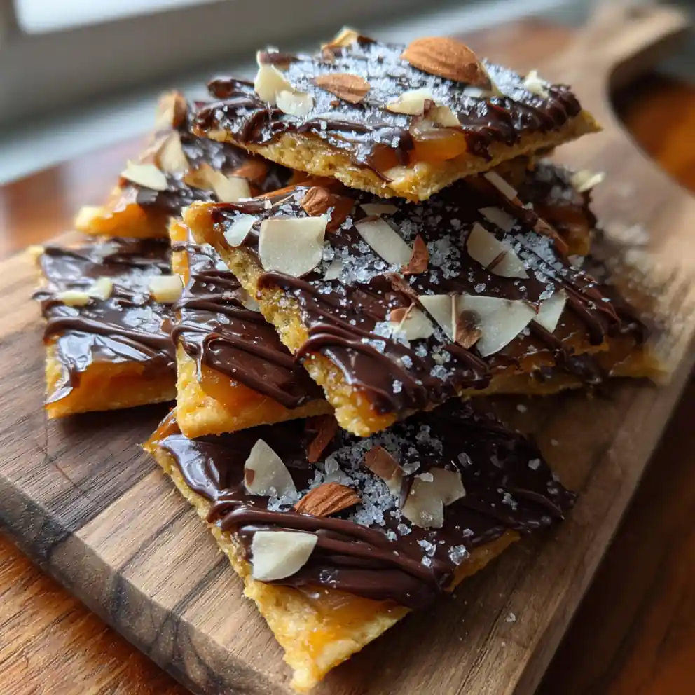 Brown Butter Salted Caramel Crackers With Dark Chocolate Drizzle 4 Brown Butter Salted Caramel Crackers With Dark Chocolate Drizzle 1767864214.7638974