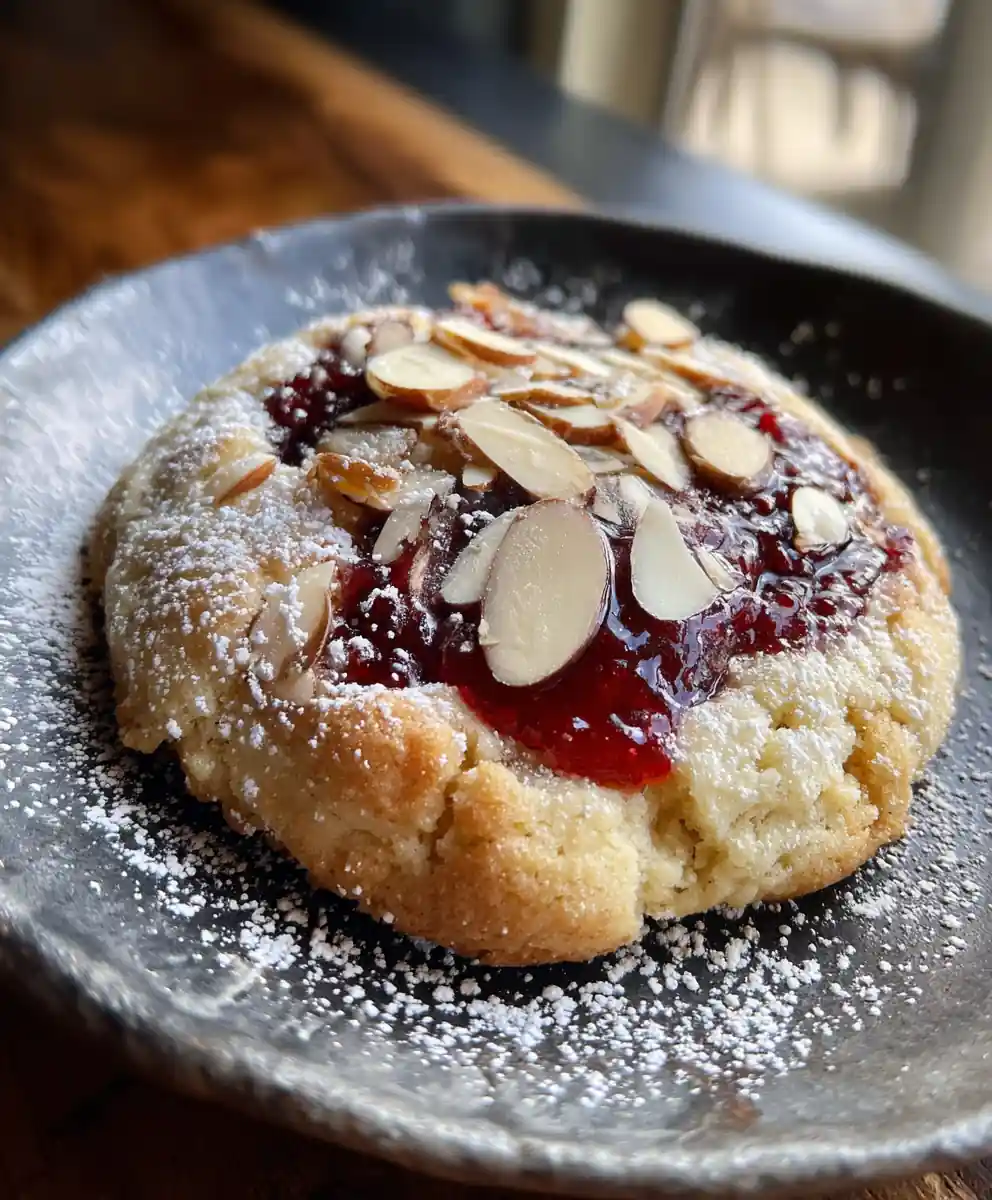 Cherry Cheesecake Stuffed Cookies with Spiced Cherry Swirl