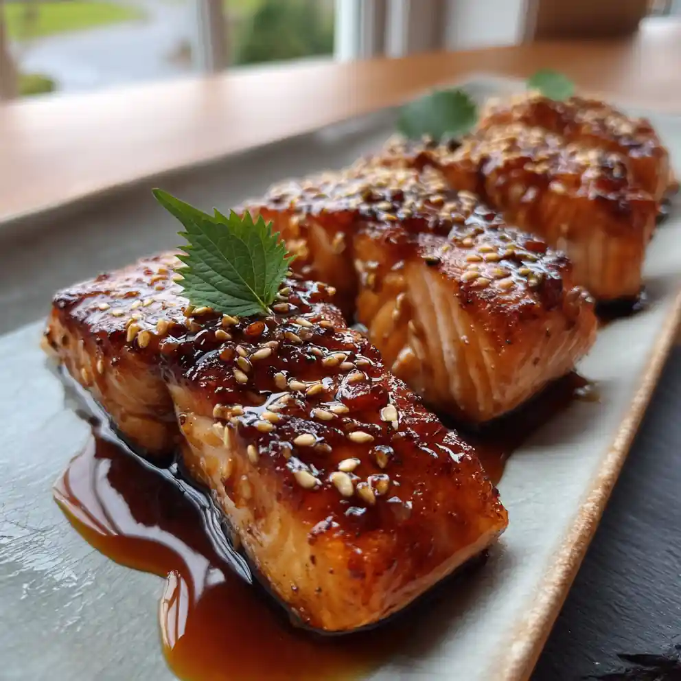 Citrus Honey Garlic Salmon With Sesame Crust 6 Citrus Honey Garlic Salmon with Sesame Crust