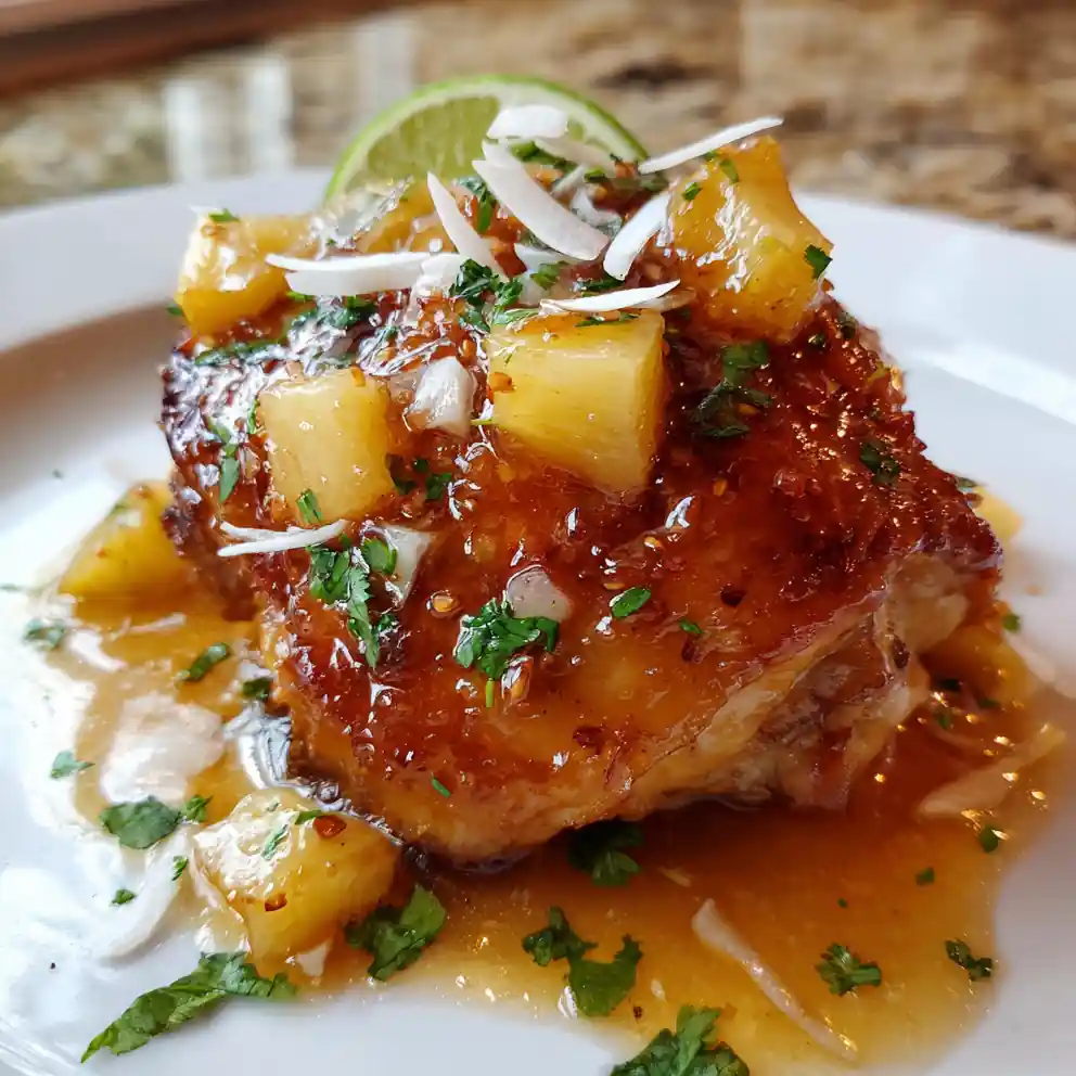 Coconut Lime Glazed Sweet Hawaiian Crockpot Chicken 6 Coconut Lime Glazed Sweet Hawaiian Crockpot Chicken