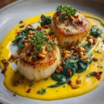 Creamy Tuscan Garlic Scallops With Turmeric Lime Sauce 5 Creamy Tuscan Garlic Scallops With Turmeric Lime Sauce 1767837974.2881718