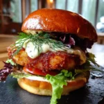 Crispy Fried Cod Sandwich With Lemon Herb Aioli Swirl 1767829363.3181489