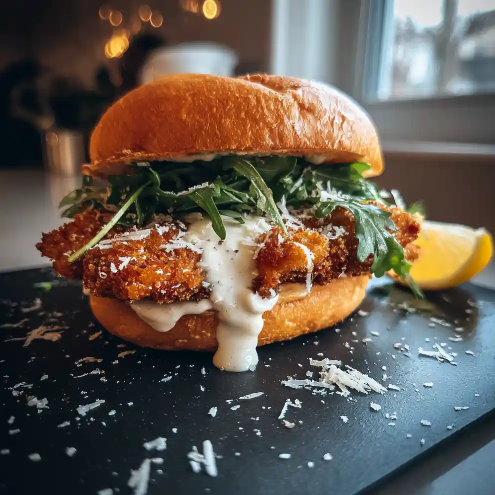 Crispy Parmesan Crusted Chicken Caesar Sandwich 6 Crispy Parmesan Crusted Chicken Caesar Sandwich