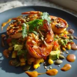 Grilled Shrimp With Avocado Corn Salsa And Smoky Chipotle Lime Crema 1767852046.9206188