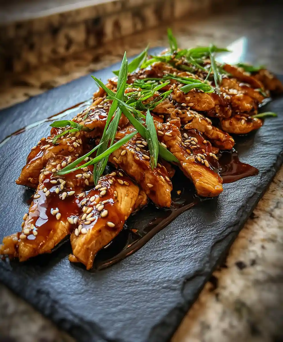 Hoisin Glazed Chicken Tenderloin With Ginger Garlic Caramel Swirl 7 Hoisin Glazed Chicken Tenderloin with Ginger Garlic Caramel Swirl