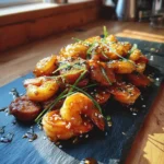 Honey Garlic Shrimp With Sesame Glazed Chicken Sausage 1767852729.9059355
