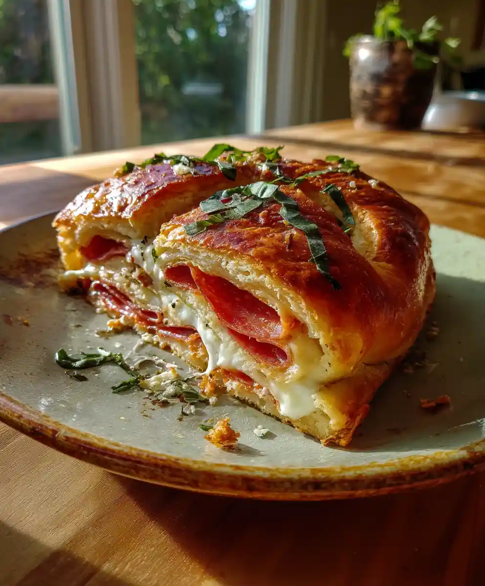 Italian Crescent Roll Sandwich Bake With Basil Garlic Ricotta Swirl 7 Italian Crescent Roll Sandwich Bake with Basil Garlic Ricotta Swirl