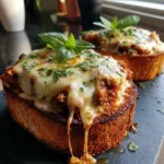 Italian Garlic Bread Sloppy Joes With Melting Mozzarella 8 Italian Garlic Bread Sloppy Joes With Melting Mozzarella 1767837098.6260114