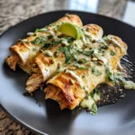 Jalapeno Popper Cheesy Chicken Enchiladas With Corn Poblano Swirl 1767826630.344577