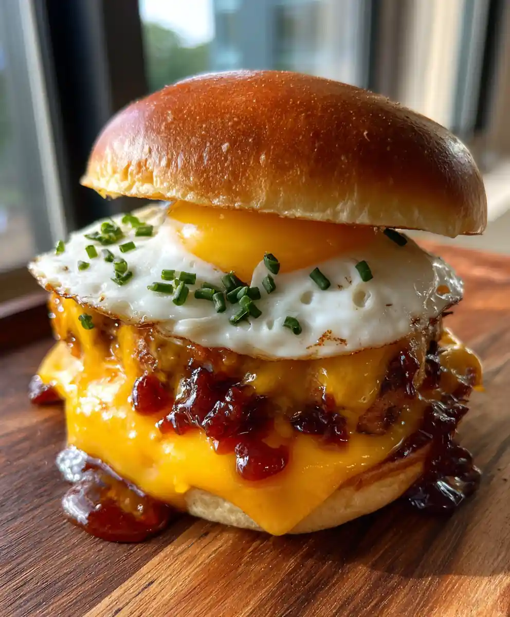 Maple Chipotle Onion Jam McGriddle Sandwich