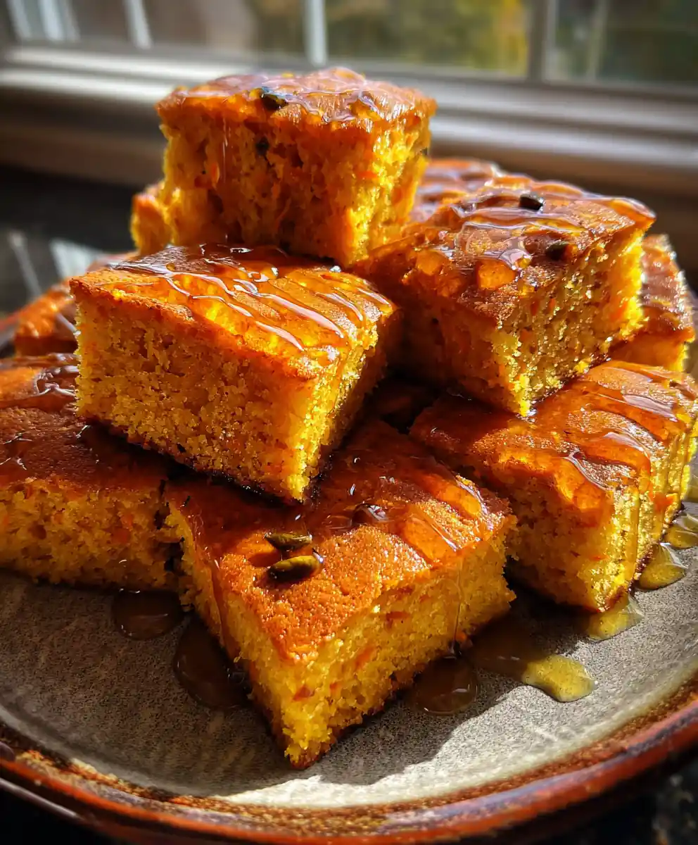 Maple Honey Swirled Sweet Potato Cornbread