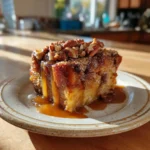 Maple Spiced Pecan Pie Bread Pudding With Caramel Swirl 1767805581.5548477