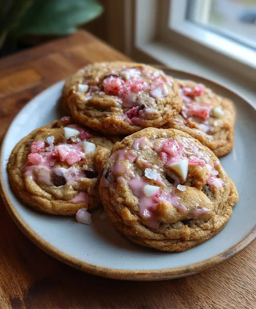 Maraschino Cherry Chocolate Chip Cookies With Pink White Chocolate Swirl 7 Maraschino Cherry Chocolate Chip Cookies with Pink White Chocolate Swirl