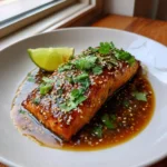 Miso Lime Glazed Salmon With Toasted Sesame Chili Drizzle 1767844203.397301