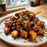 Miso Maple Glazed Garlic Butter Roasted Sweet Potatoes 5 Miso Maple Glazed Garlic Butter Roasted Sweet Potatoes 1767798604.572485