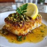 Pistachio Crusted Chilean Seabass With Lemon Caper Butter 1767842954.053113