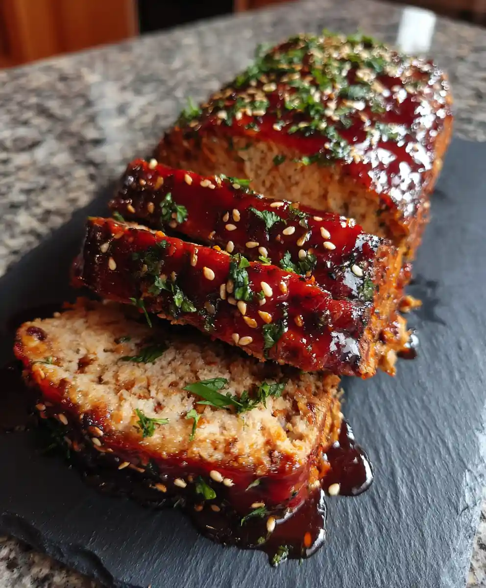 Pomegranate Paprika Glazed Turkey Meatloaf 7 Pomegranate Paprika Glazed Turkey Meatloaf