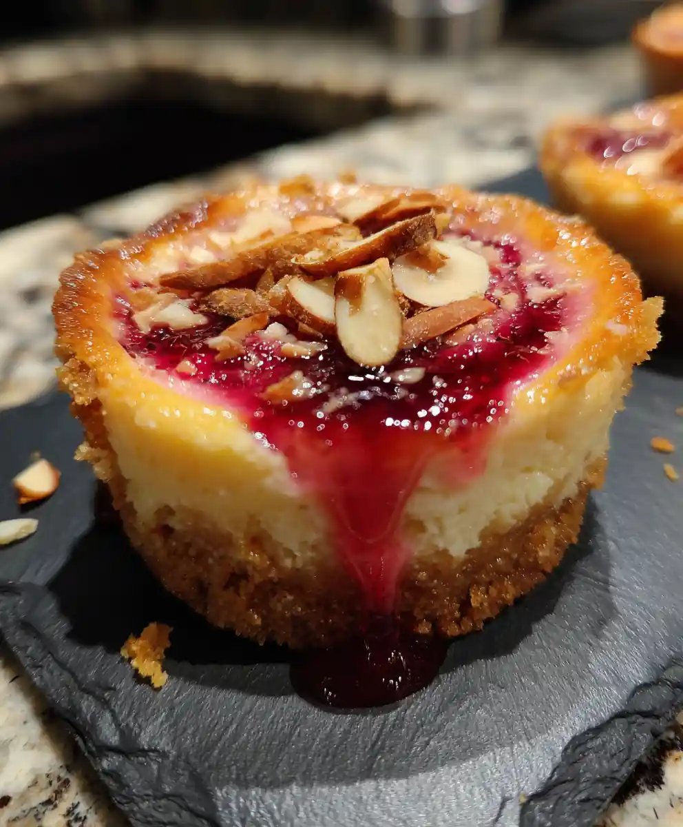 Raspberry Swirl Cheesecake Cookies with Glossy Berry Glaze