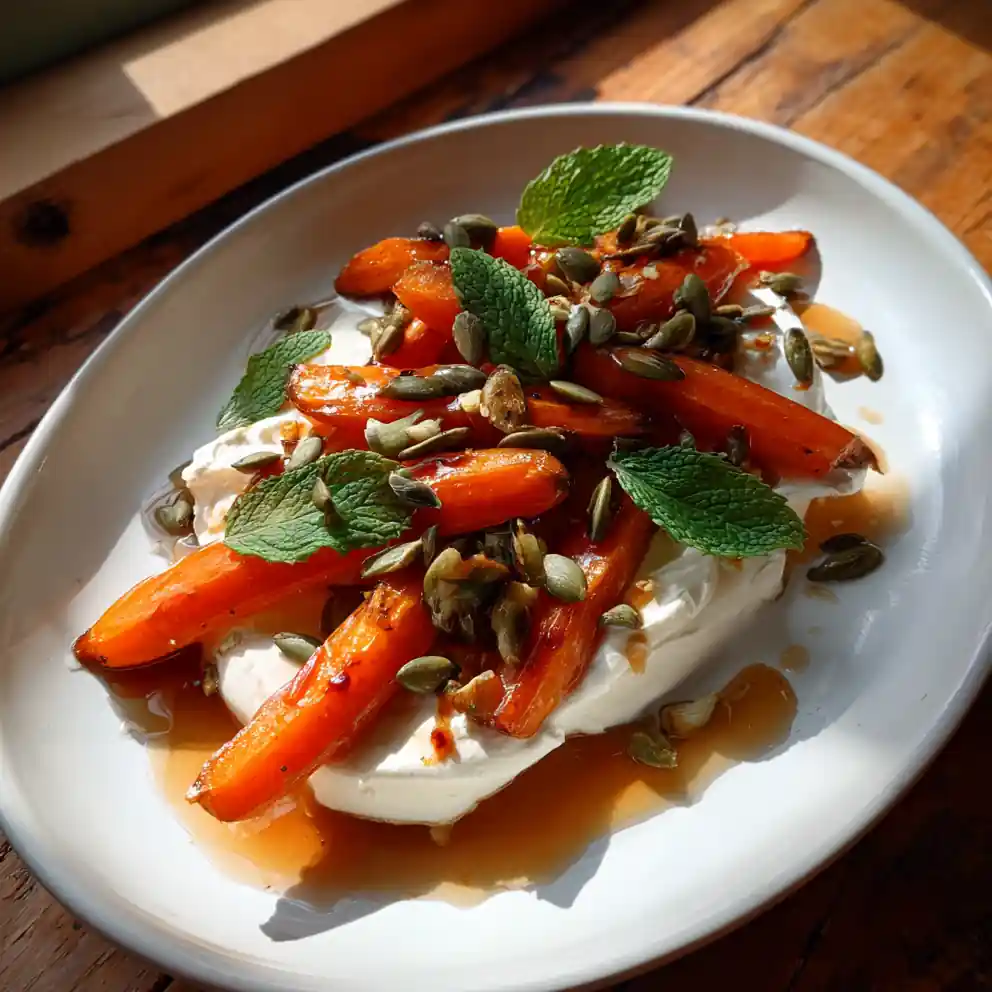 Roasted Carrots With Whipped Ricotta And Chili Infused Hot Honey 4 Roasted Carrots With Whipped Ricotta And Chili Infused Hot Honey 1767835485.661889