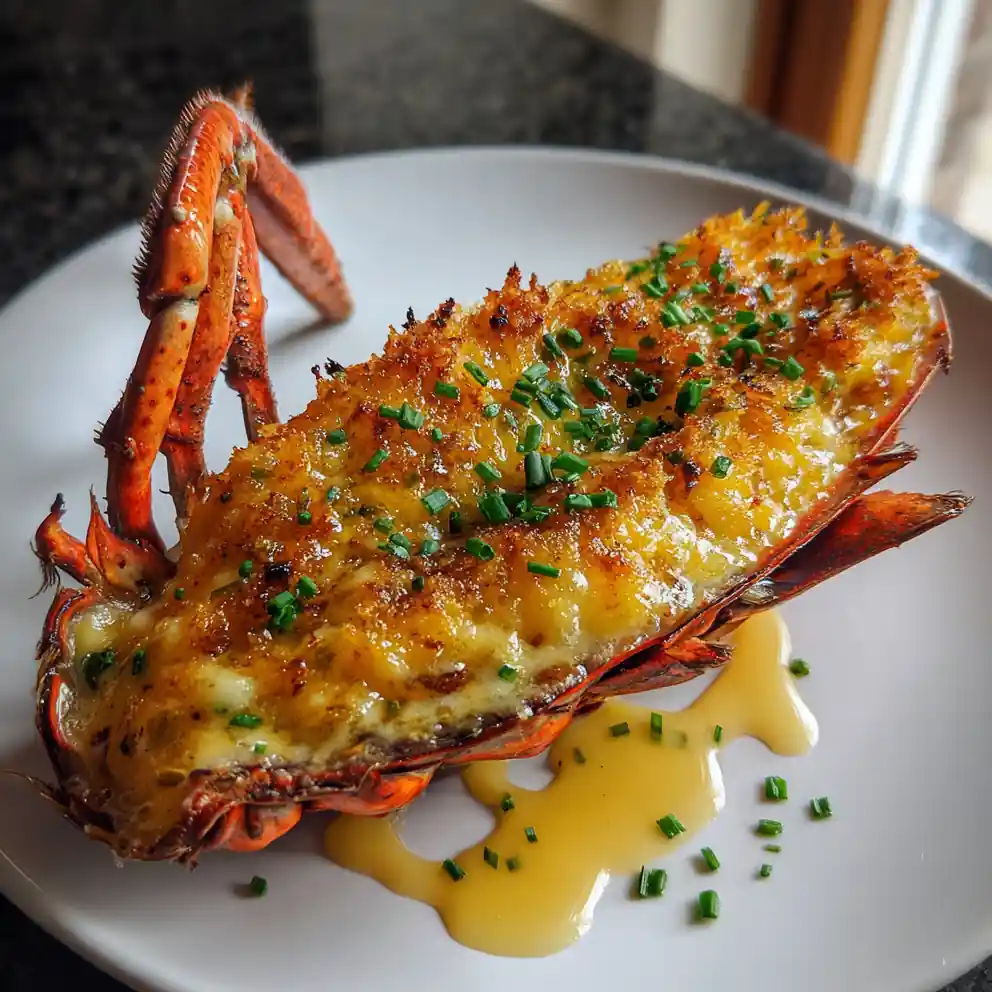 Saffron Infused Lobster Thermidor 6 Saffron Infused Lobster Thermidor