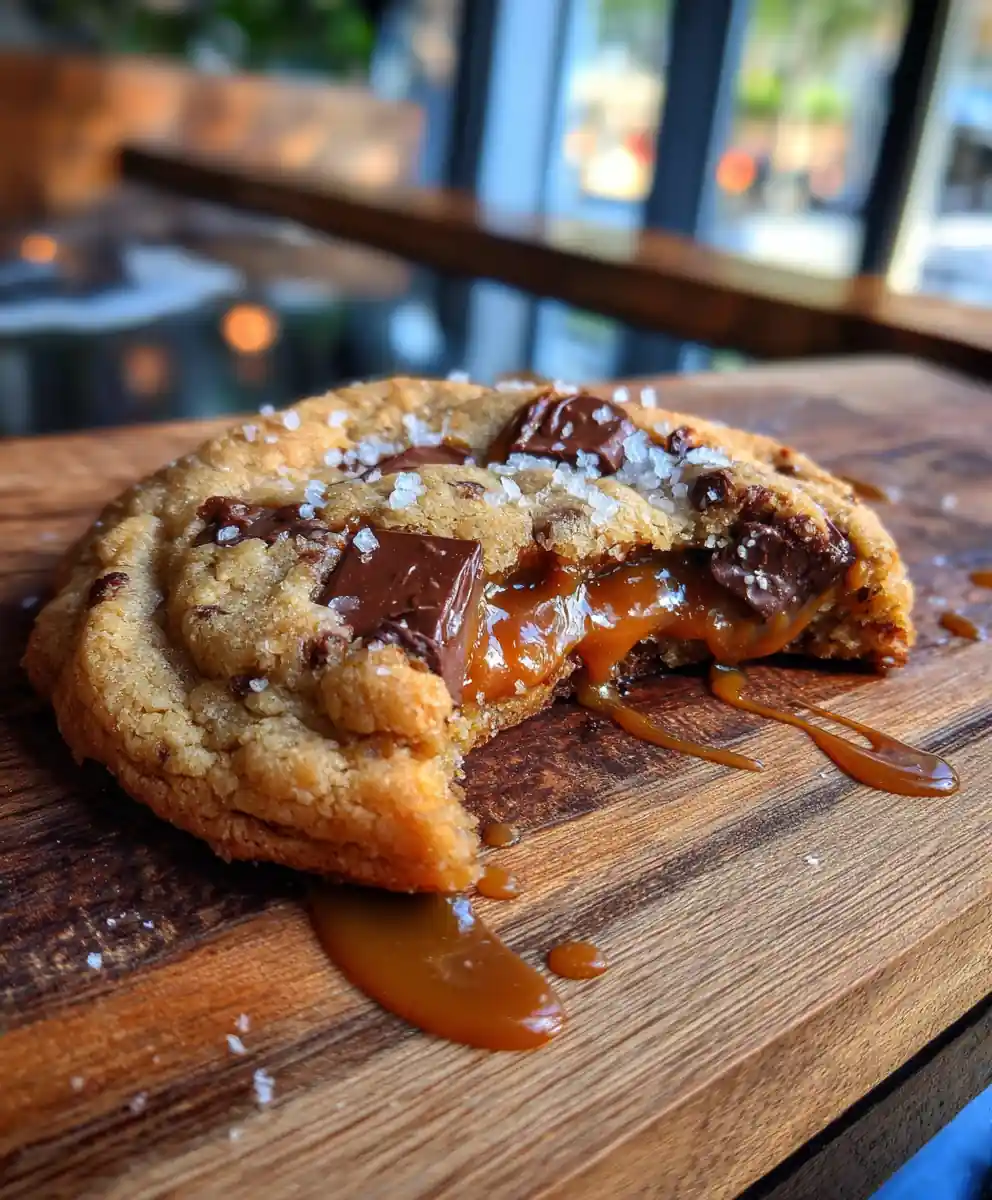 Salted Caramel Swirl Chocolate Chip Cookies 7 Salted Caramel Swirl Chocolate Chip Cookies