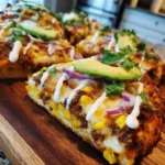 Sheet Pan Taco Pizza With Chipotle Crema Swirl 1767822930.4610934