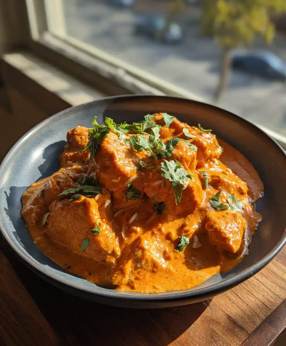 Slow Cooker Butter Chicken With Toasted Cumin Almond Cream Swirl 7 Slow Cooker Butter Chicken with Toasted Cumin Almond Cream Swirl