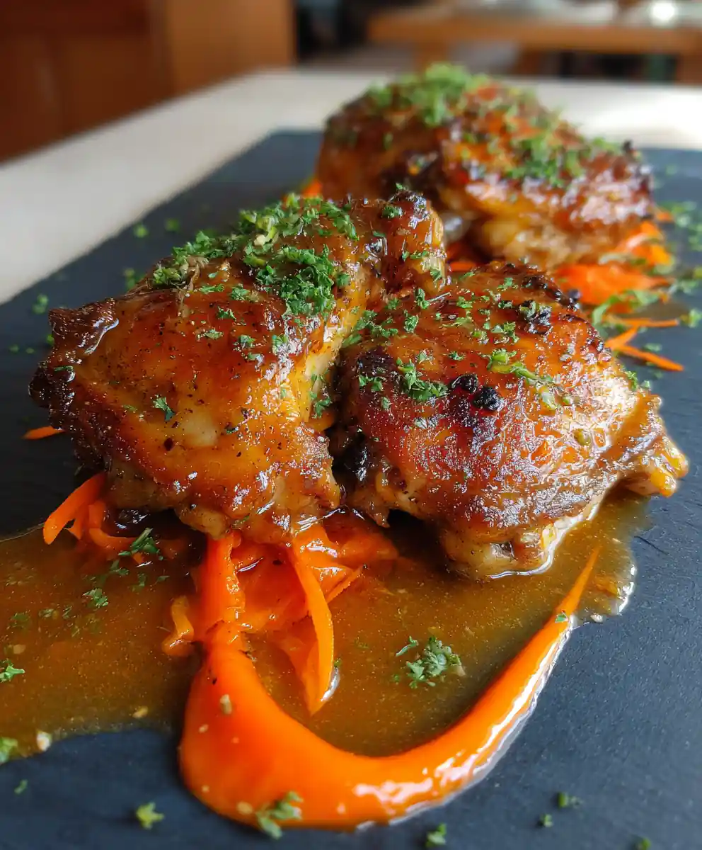 Slow Cooker Chicken with Smoked Paprika Red Pepper Gravy