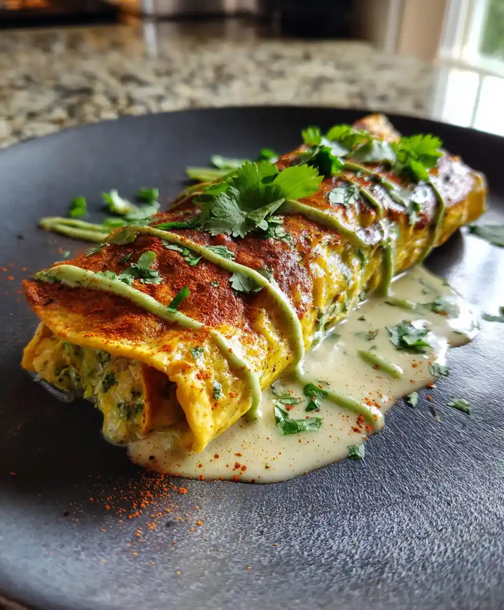 Smoky Jalapeño Cream Cheese Swirl Southern Breakfast Enchiladas