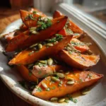 Smoky Paprika Garlic Butter Roasted Sweet Potatoes With Toasted Pumpkin Seed Crunch 1767855228.4350977